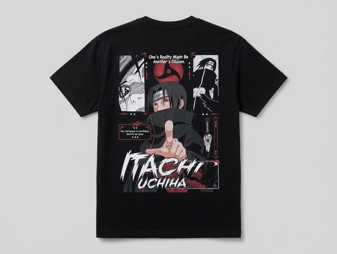 Itachi Uchiha Anime Graphic T-Shirt